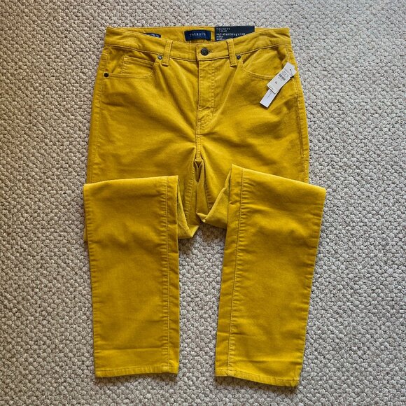 TALBOTS - Flawless High Waist Straight Leg Corduroy Pant -- NEW with Tag - Picture 2 of 13